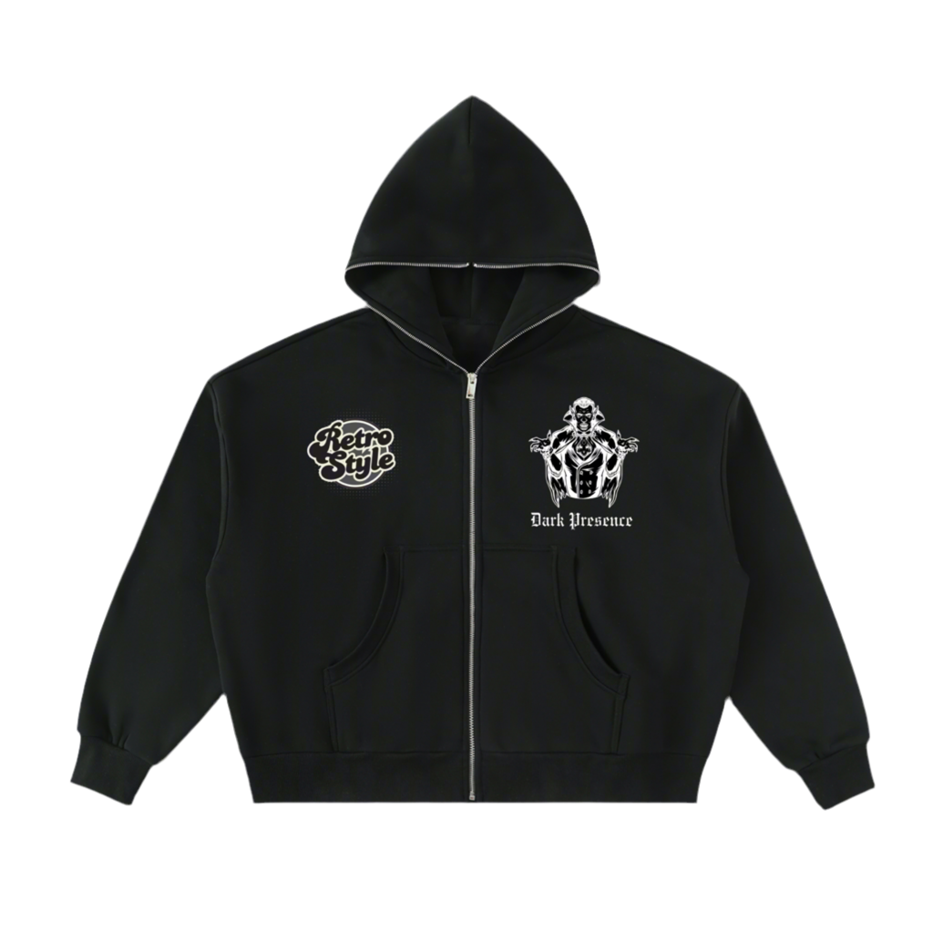 Fleeced Full-Zip NIGHTMARE Hoodie