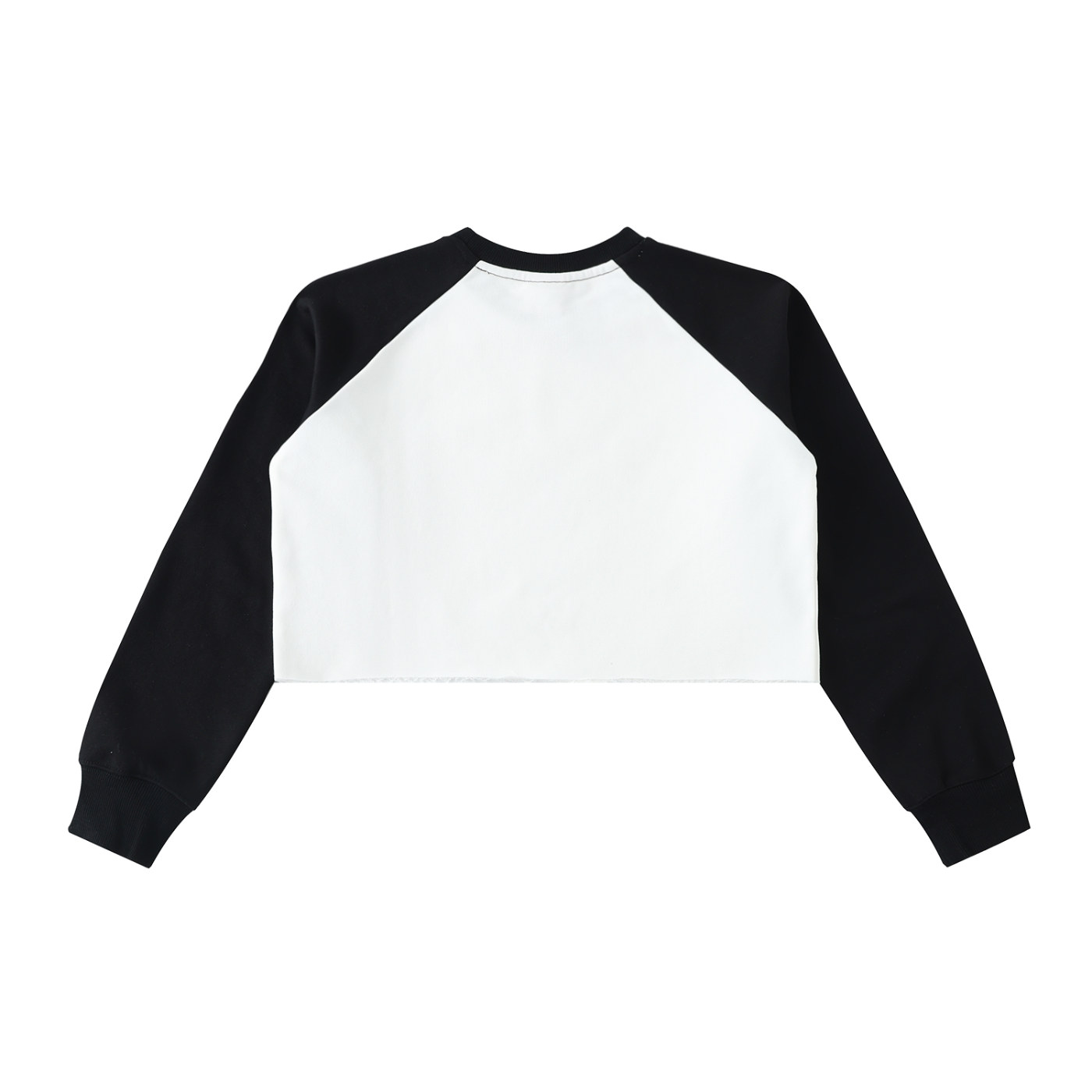 CASHTEDDY Raglan Crop Sweatshirt