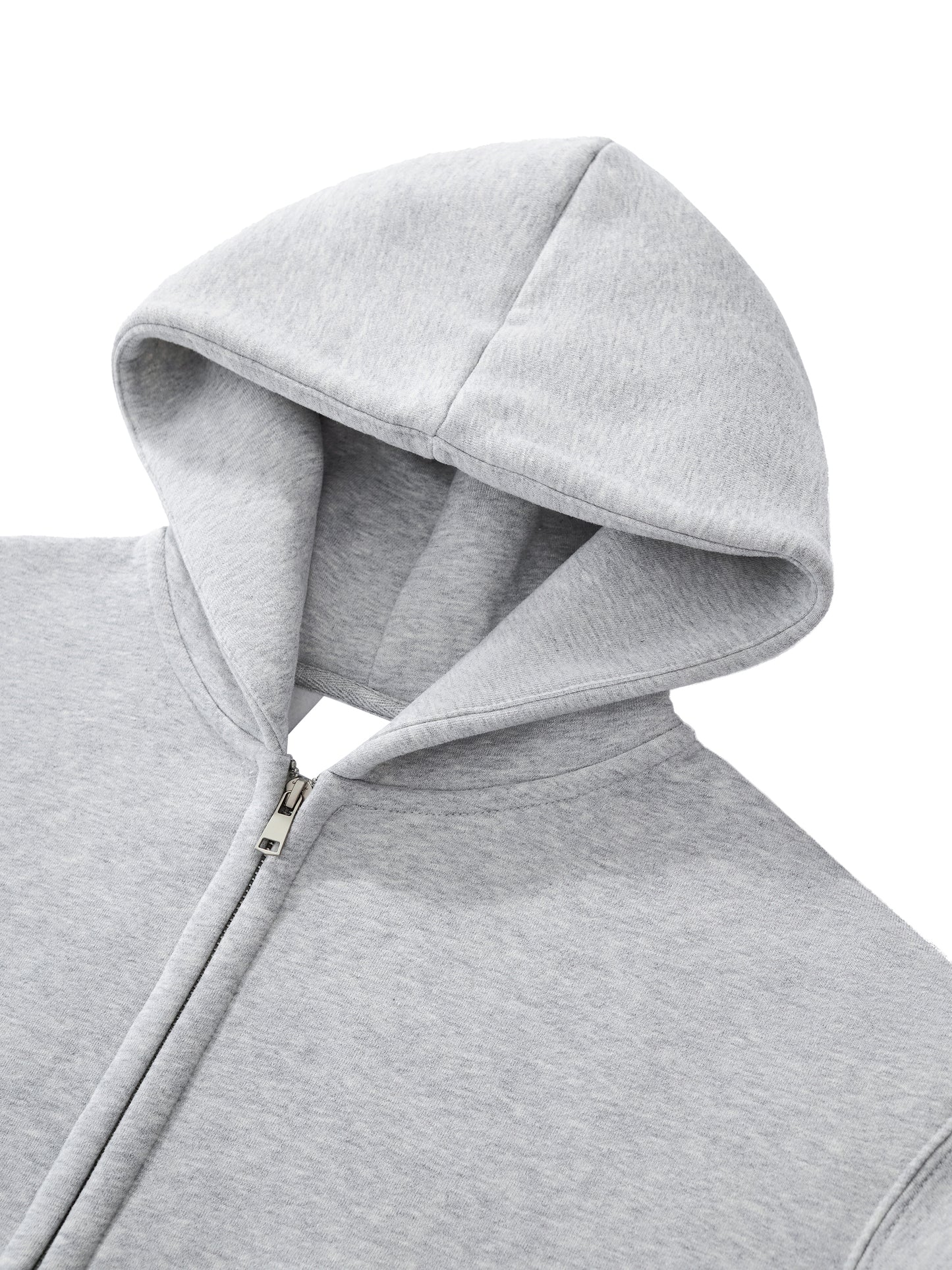 CASHTEDDY Zip-Up Cropped Hoodie