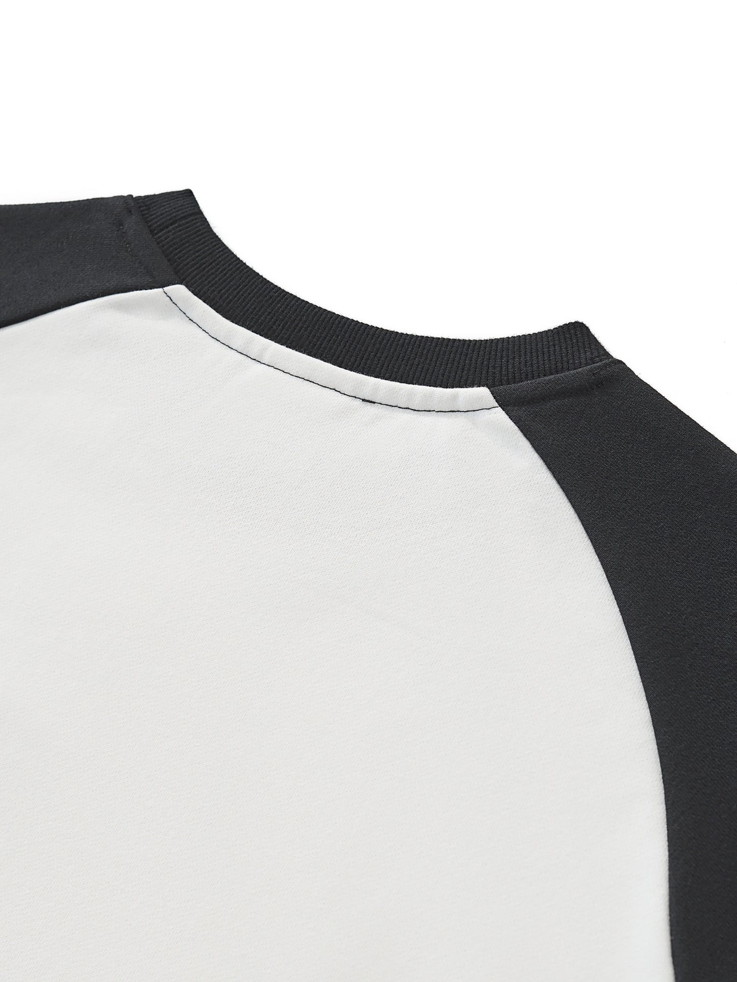 CASHTEDDY Raglan Crop Sweatshirt