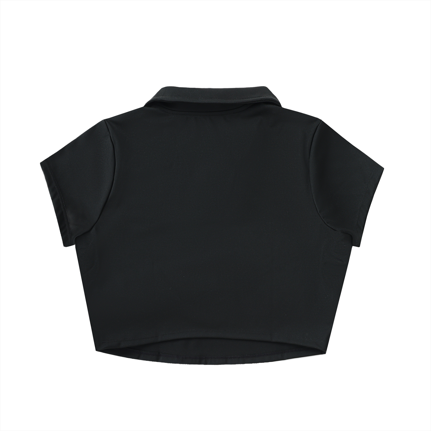 CASHTEDDY Polo Crop Top