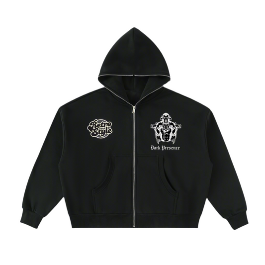 Fleeced Full-Zip NIGHTMARE Hoodie