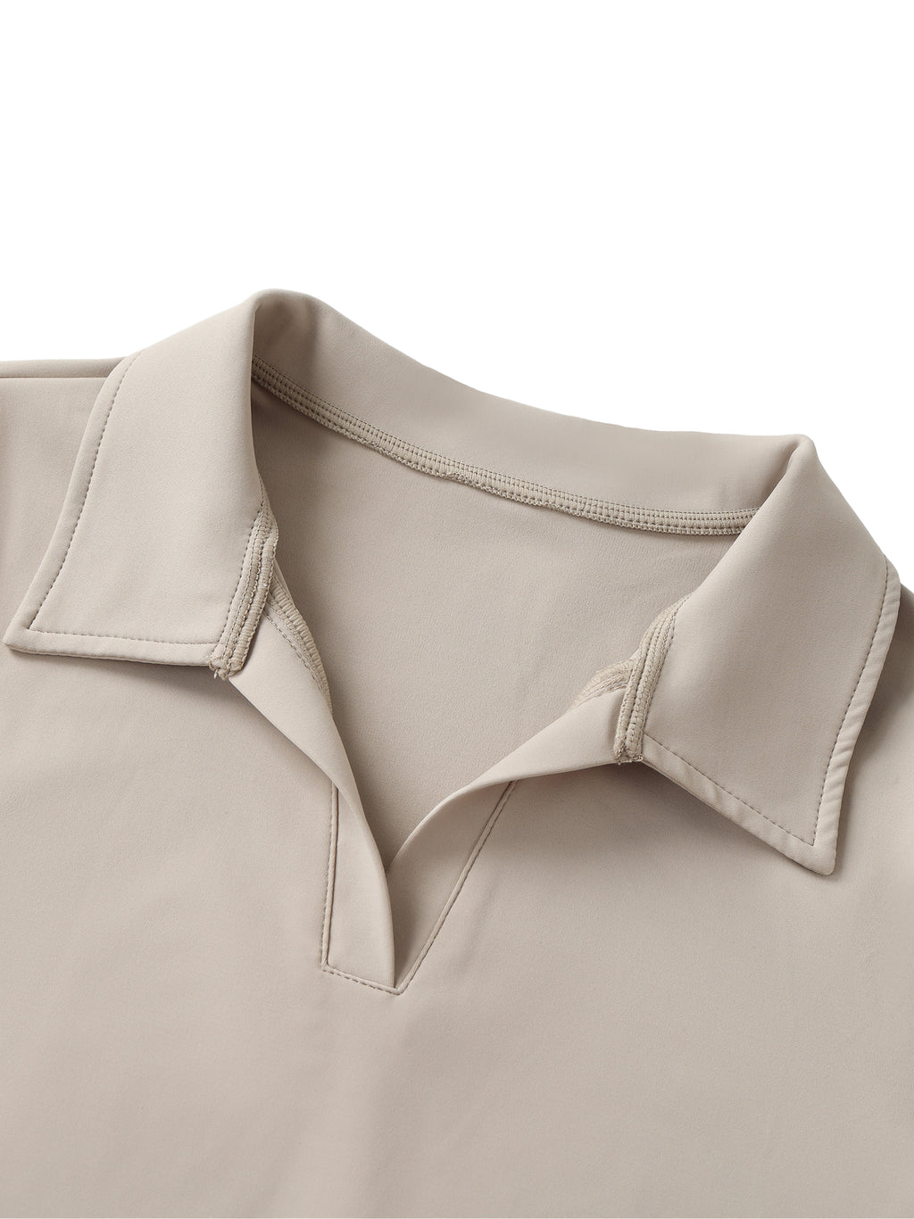 CASHTEDDY Polo Crop Top